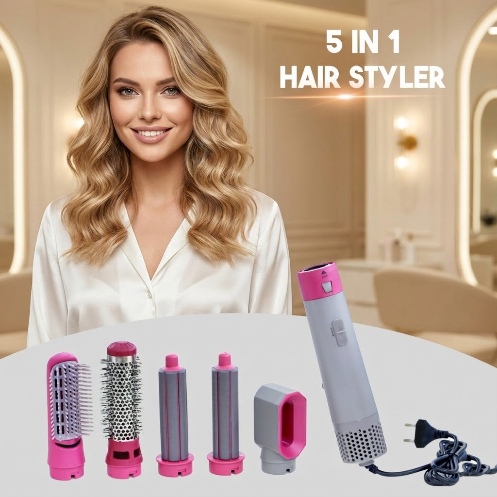 5 In 1 Hair Dryer Brush Multifunctional Hot Air Styler Hair Tools