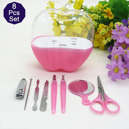8 in 1 Apple Shape Manicure Set